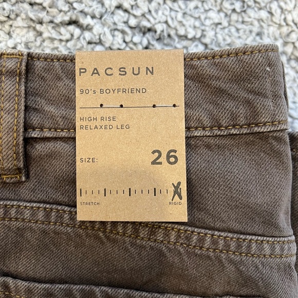 Pacsun 90s boyfriend Jean in brown - Picture 4 of 6